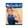 NOSTALGIC ART Magnet We can do it