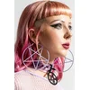 Uhan KILLSTAR - Pentagram Hoop - Lila - KSRA004236