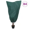 Navlake od flisa za biljke s vezicom 4 kom 70 g/m2 0,8 x 1,2 m