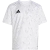 ADIDAS PERFORMANCE Funkcionalna majica  siva / črna / bela