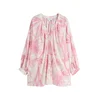 Next Bluza ecru/roza