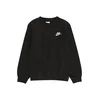 Nike K NSW CLUB FLC CREW LS LBR, dječi pulover, crna FD3006