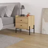 Hanah Home Noćni stočić, 44.9x52x35cm, Bež