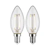 Paulmann LED sveča E14 2,7W 2700K Žarnica komplet 2