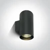 ZIDNA LAMPA LED/2×20W/3000K/2×1400lm/35°/230V IP65 ANTRACIT