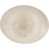 CHURCHILL Raku ahatno siv plitev krožnik, ovalen, dolžina: 317 mm (12 kos)
