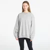 Mikina adidas Essentials Fleece Long Oversized Crew Sweatshirt Medium Grey Heather S