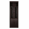 Rjava vitrina iz masivnega bora 74x223 cm Anita – Storaa