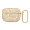 Torbica Guess za Airpods Pro PU Glitter Flake zlatna (GUAPHGGSHD)