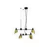 LUNA 111 LUSTER 4*E14 GOLD/BLACK