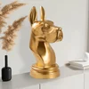 Aberto Design Dekorativna figura Danua Dog, Zlatna