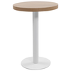 vidaXL Bistro miza svetlo rjava 60 cm mediapan