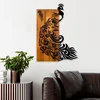 Wallity Zidna dekoracija Peacock, 47 x 65 x 3 cm, Smeđa