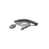 Zebra CBA-RF2-C09ZAR zaporedni kabel Črna 2,8 m RS232 DB9