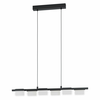 EGLO LED visilica ERVIDEL 27 W 93 cm crna 6 svetala 3000K 98876