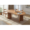 Hanah Home Trpezarijski sto Sabella, 200x75x90 cm, Smeđi