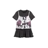 Desigual Majica Cruella Disney roza / črna / bela