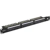 Solarix SX24L-6-UTP-BK-N patch panel 24x U/UTP RJ45, cat 6, Rack 19 in 1U ( SX011 )