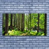 tulup.si Slika na akrilnem steklu Narava rastlin forest trees 140x70 cm 4 obešalnika