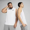 Mens Puma Essentials No. 1 Logo Sleeveless T-Shirt, White, Size S, Clothing
