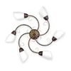 BRILAGI - Stropno svetlo VINE 6xE27/40W/230V prečnik 75 cm patina/mesing