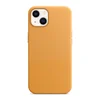 Maska Beautiful Shine Leather za iPhone 14 Plus narandžasta