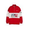 Tommy Jeans Majica mornarska/rumena/ognjeno rdeča/bela