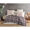 Margeret - Black Black Poplin Double Quilt Cover Set
