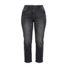 Ulla Popken Kavbojke črn denim