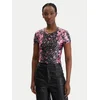 Versace Jeans Couture Majica 80HAH602 JS552 Roza Slim Fit
