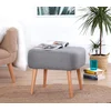 Atelier del Sofa Tabure 50x43x42cm, Sivo
