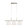 Markslöjd 108975 - Luster na sajli OXFORD 3xE14/40W/230V mesing/bela