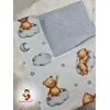 Bubamara037 Pokrivač za bebe Medvedići, Belo-Sivi