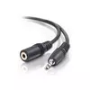 Kabl audio 3.5mm - 3.5mm M/F (produžni) 3m crni
