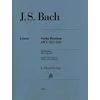 BACH J.S.:SIX PARTITAS BWV 825-830 WITHOUT FINGERING