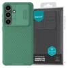NILLKIN Maska za telefon CamShield Pro za Samsung S24 Plus/ S926B tamnozelena