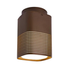 Nordlux - Spoljna plafonska svetiljka SIDARA 1xE27/15W/230V IP54 braon