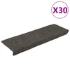 vidaXL vidaXL Samolepilne preproge za stopnice 30 kosov antracit 65x21x4 cm, (22012789)