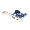 SILVERSTONE EC04-P, PCI express card 4 x USB 3.0 (2 x external + 2 x internal ports)
