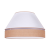 Stropna svetilka AVIGNON 3xE27/15W/230V premer 60 cm bela/rjava