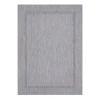 Novel RAVNO TKANA PREPROGA Relax 160/230 cm tkano srebrne barve