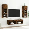 TV ormarići s LED svjetlima 2 kom boja hrasta 60x30x30 cm