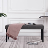 Den Klop 106 cm sivo umetno usnje