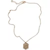 Basic necklace with the letter N