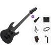 PSD Guitars SPS-1007M Premium SET Matte Black Električna kitara