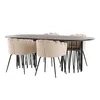jedilnica set Dallas 4058 74x100x220cm