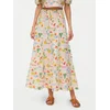 Vero Moda Maxi krilo Elena 10351018 Svetlo bež Regular Fit