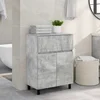 Toaletna jedinica Betonska siva 60 x 35 x 80 cm