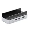 Orico 10-v-1 priklopna postaja za Mac mini M.2 USB-C USB-A HDMI RJ45 sd/tf - srebrna