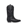 Tommy Jeans Kavbojski škornji Archive Cowboy Boot Leather EN0EN03046 Črna